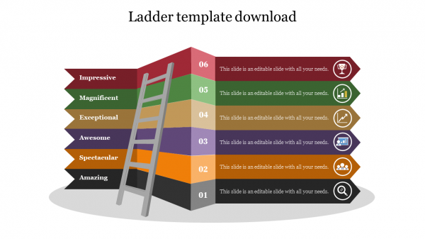 Best 19 Ladders Powerpoint Templates For Business Growth 7646